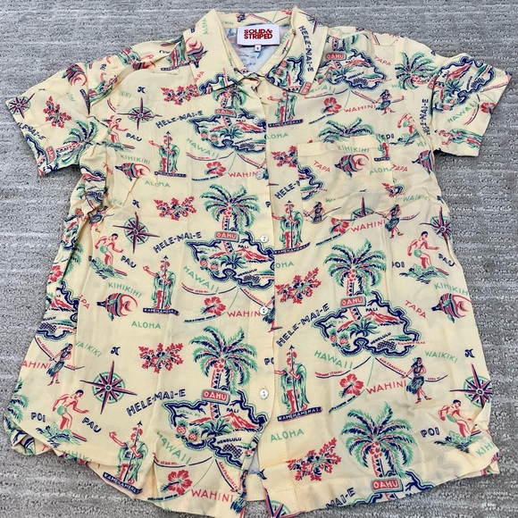 Solid and Striped Cabana Shirt - Picture 4 of 7